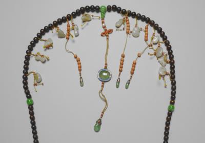 图片[2]-Agarwood court bead necklace, Qing dynasty (1644-1911)-China Archive